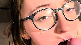 Emejota: Bts Bathroom Fuck and Cum in Face Spanish Teen Slut