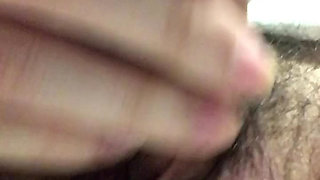 The naughty stepson playing with his testicles, DM playing with stepmommy