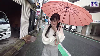 Delicate Gulp Bliss with a Tiny-curve Dark Haired Tease on a Sweet Oral Date Part.1