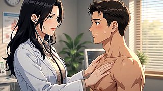 Anime porn, perv doctor, doctor fucks patient