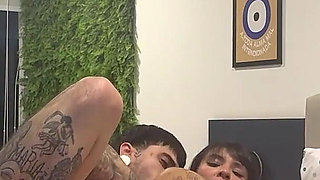 Threesome with Two Hot MILF One Big Tits and the Other with Huge Tits