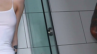 Horny Teen Gets Surprise Shower Sex From Her Asian Friend