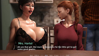 MILF Breeder - Cheating Big Tits Teacher Wants My Massive Futa Cock While Her Husband Stands Behind Us