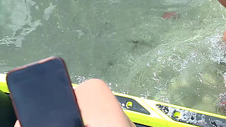 Sucking & Fucking My Jetski Instructor's Dick on the Beach