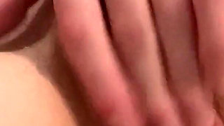 My Pussy with Big Labia Slapping and Rubbing