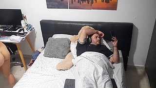 I change clothes with my stepfather and he doesn't look at me