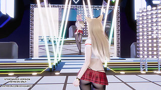 MMD I Ren - Butt - Ahri Sexy Kpop Dance League of Legends Hentai Uncensored 4K 60FPS