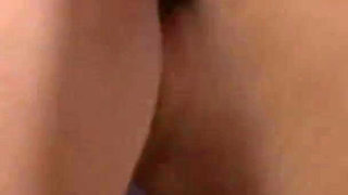 Blonde with big tits is fucked hard in her hairy pussy