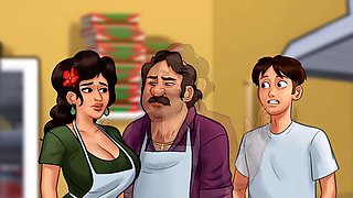 Biggest boobs, summertime saga, summertime