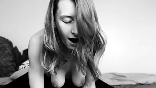 Softcore solo with Akane Ozora having fun with her clit