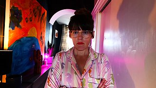 Emo teen Becka solo webcam masturbation