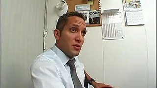 Coed blows college counselor in the office