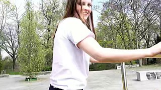 GERMAN SCOUT - First Anal Sex for German Skylar Sweet