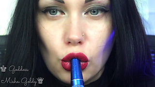 Cum to my big burgundy seduction and big hookah smoke!