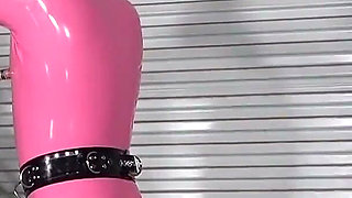 Pink Rubber Gimp Part3