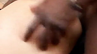 Blonde whore MILF Magda with hairy pussy is fucked by huge black cock