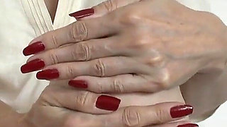 Showing off Beautiful Red Fingernails and Masturbating Inside Your Trousers, Part 2 - Lady Victoria Valente
