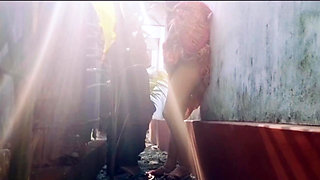 Your Big Brother Is Boring in Bed Horny Bhabi with Beautiful Saree Needs Devar's Hard Cock in Outside.