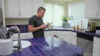 Saucy teen mind-blowing porn scene