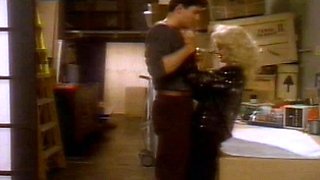 Hardcore double blonde blowjob