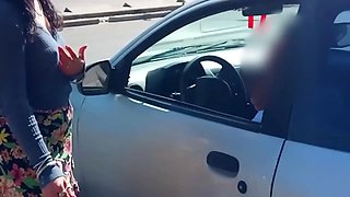 Challenge- Masturbating a stranger in public park