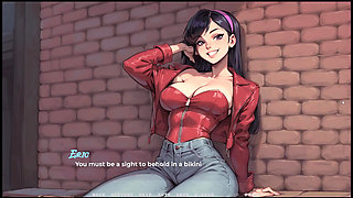 My New Girlfriend  Taboo Hentai Game  Ep.23 Caught Giving a Handjob in the Back Alley!