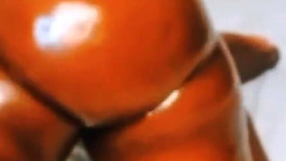 SSBBW Asshole Wink and Oiled Ass Spread