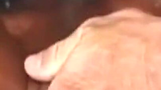 BBC Creampie Dripping From Stretched Ebony Pussy