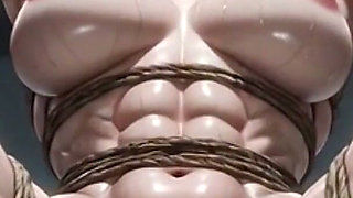 Ripped Female Muscle Bound in Gym - Huge Clit & Wet Swollen Pussy