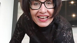 Short nude run in the office