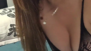 Amateur Latina Couple Real Hot MILF Lingerie Doggystyle, Bouncing Tits Explicit Oral Cum in Mouth Casero Passion