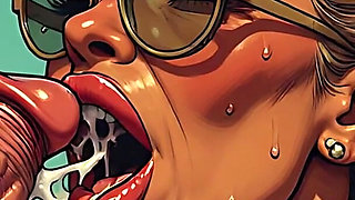 Vintage Style Cum Lover Art