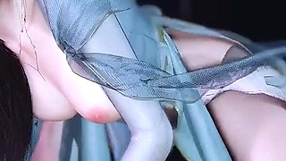 Goddess She’s Got Pixels and She Knows It - 3D Animation Hentai