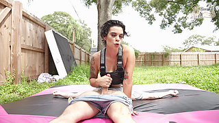 Wrestling, Face Sitting, Handjob - Goddess Fina