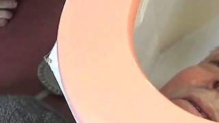 Toilet Trash for Pedicures and Spit - Madame Carla Degrades Her Old Slave as A Pedicure Slave and Spitton