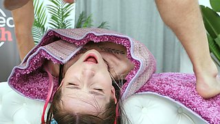 Emma Ester Gets Gaped in Rough Anal Gangbang