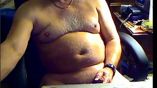 Grandpa Cums, Tastes It on Cam