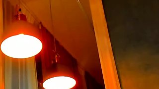 Close up with teen blonde sex doll rubbing her cunt