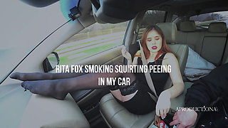 Rita Fox Smoking Squirting Peeing in My Car
