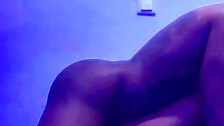Slow raw missionary thick dick in a moaning tight petite ebony wet pussy