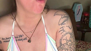 Chery Trees Smoking in a Bikini