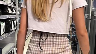 Amateur blonde ass fucked