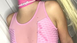 Sandra De Marco blonde glory hole job satisfying action
