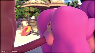 Amy Rose Fucked On The Beach