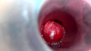 Ass gaping fetish ho toys her clit hard