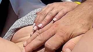 French Teacher Risky Car Fingering While Driving Squirting Intense Orgasm Caught Misscreamy