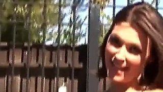 Tinder date gets tit fucked by sexy teen Charlie and licks her