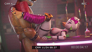 Her ass was pounded by a big dick