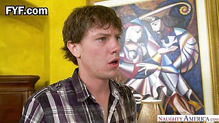 Mystery Eva Long and Rion King's lingerie smut