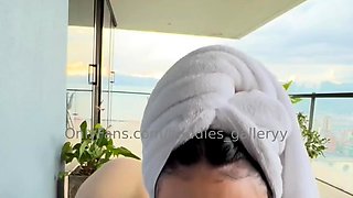 Auhneesh Nicole POV Balcony Sex
